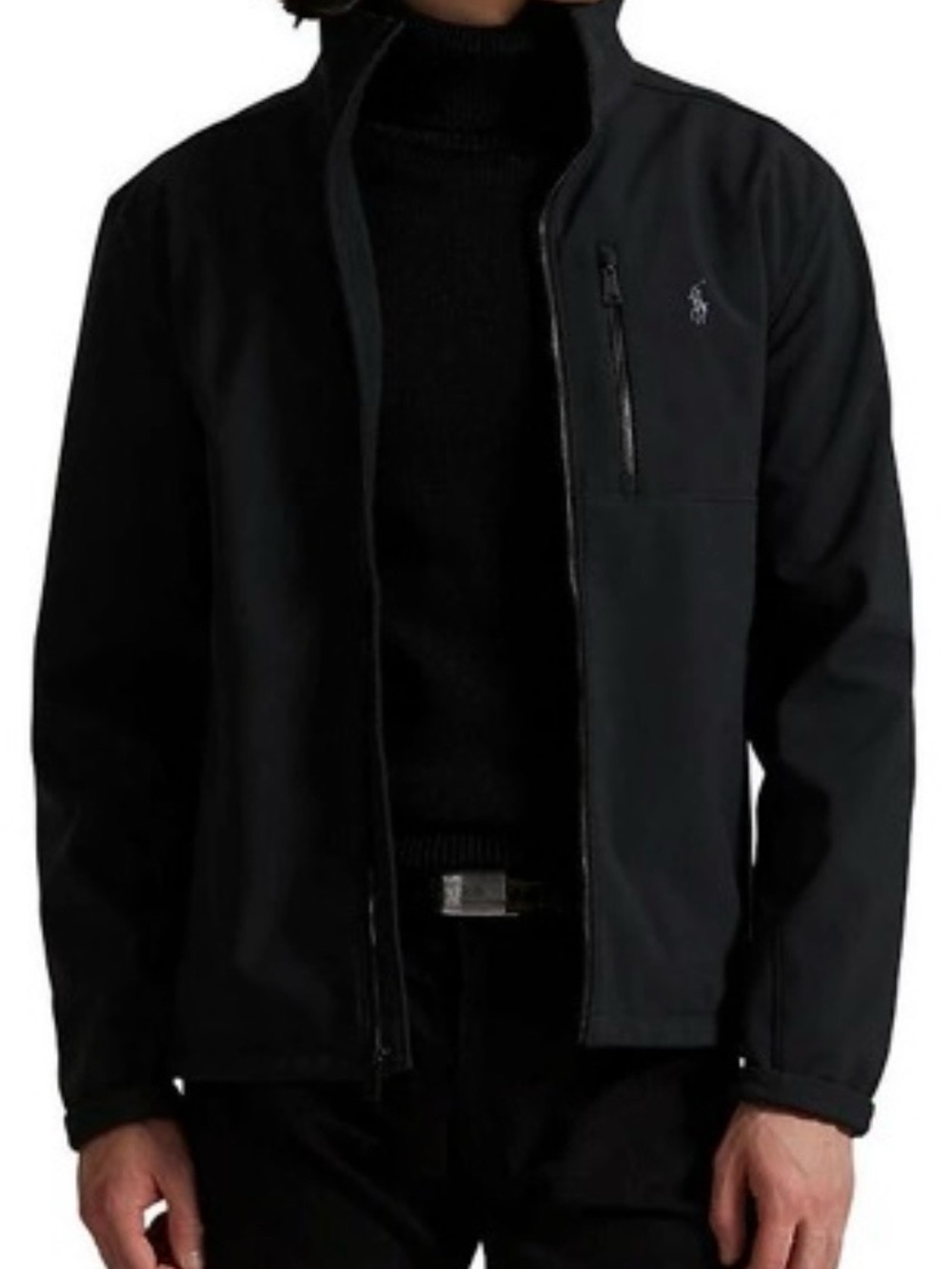 Polo by Ralph Lauren Men’s Black Windbreaker Jacket